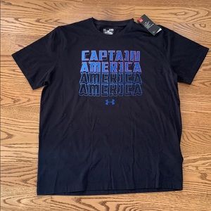 Under Armour Captain America Marvel T-Shirt